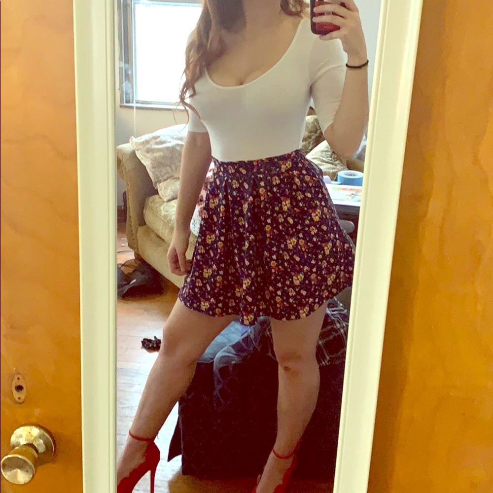 Charlotte Russe shirt-skirt style dress